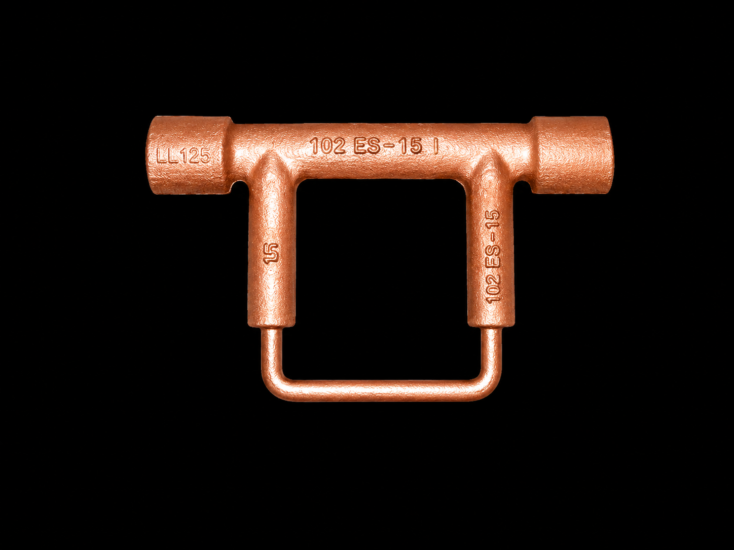 NSG-E14CU Conector estribo cobre