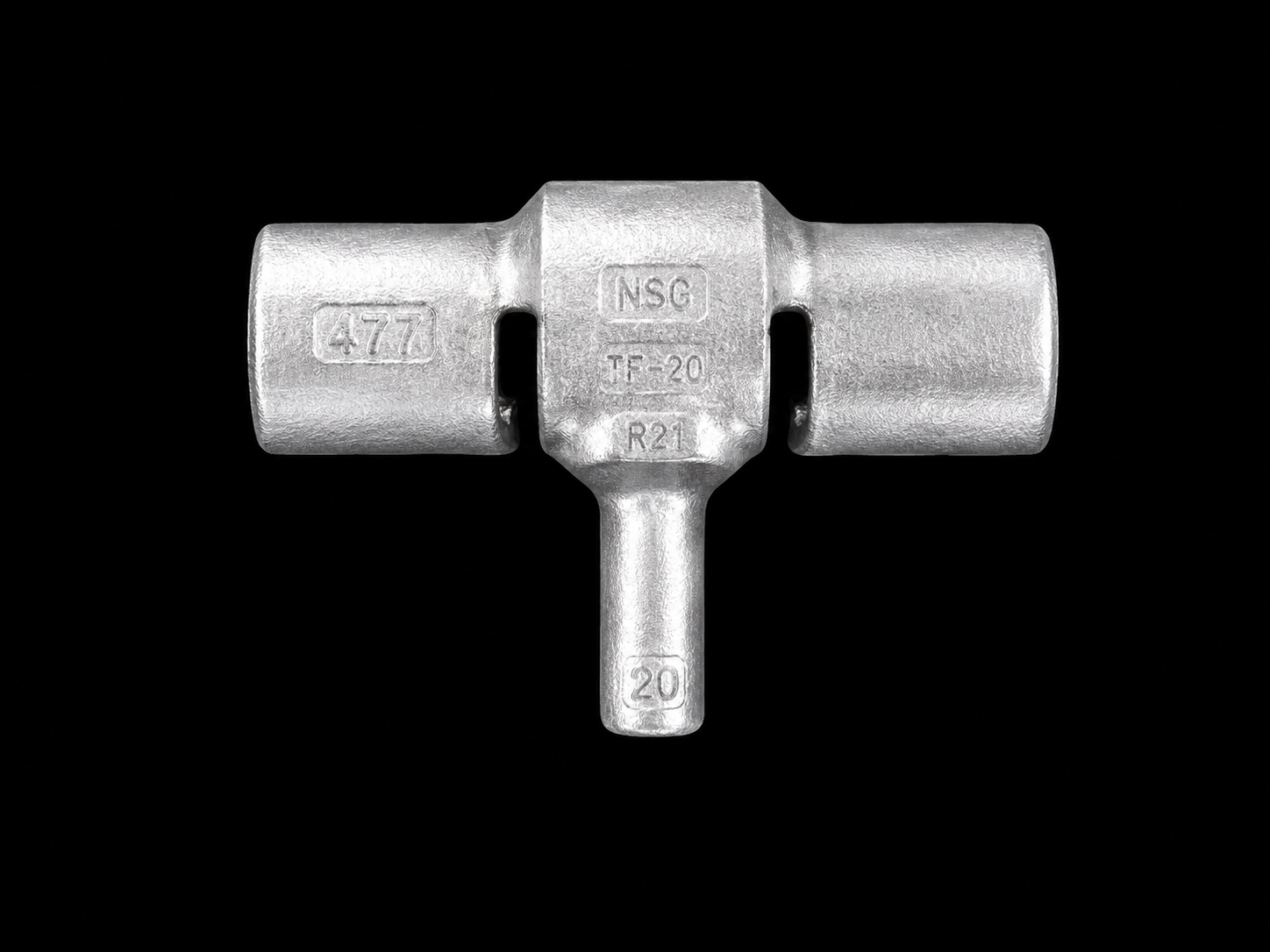 NSG-T14 Conector T aluminio