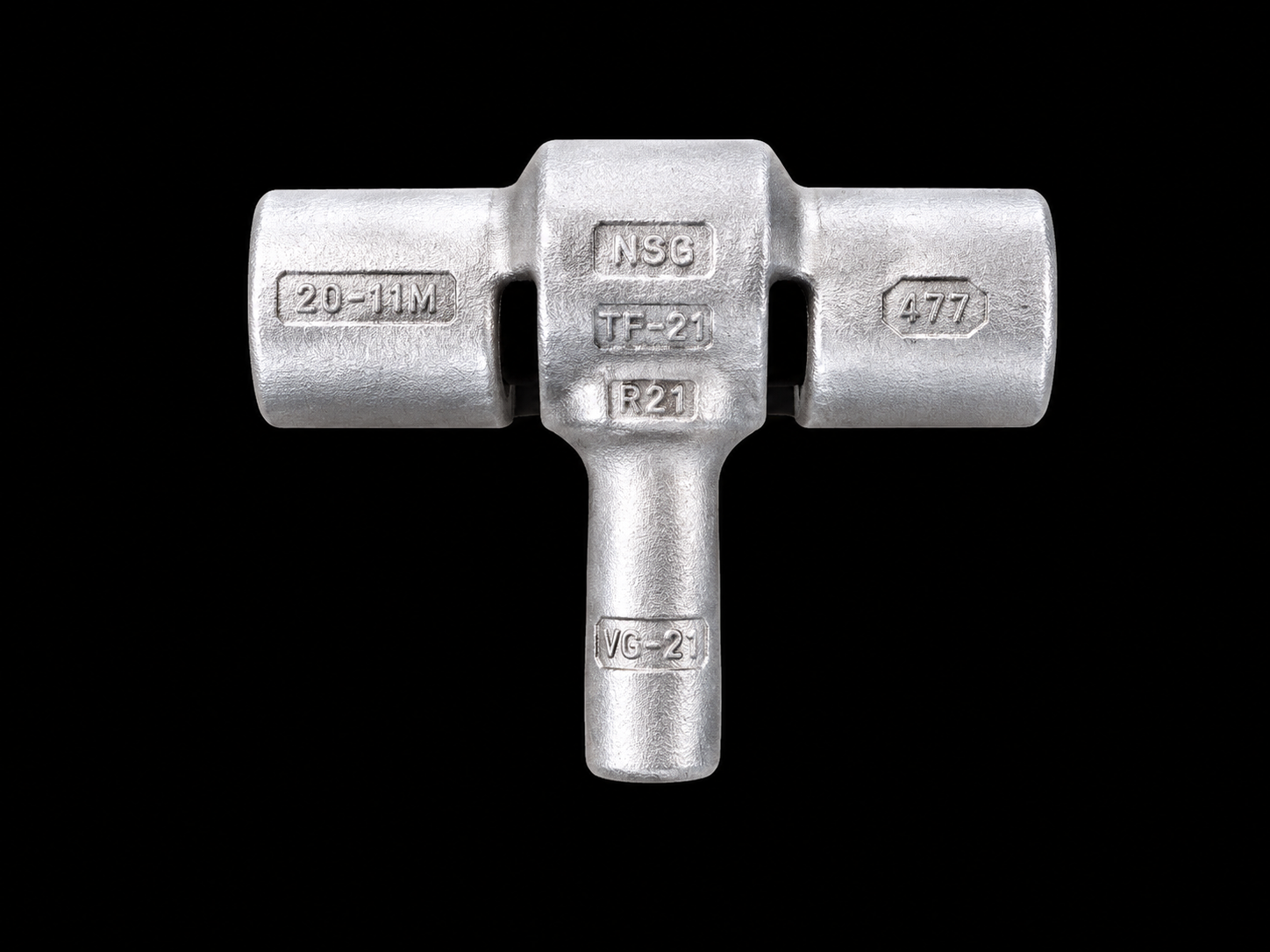 NSG-T47 Conector T aluminio
